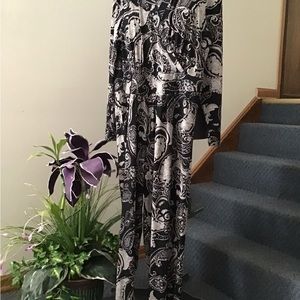Black Paisley Jumpsuit